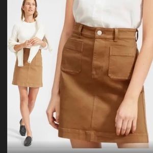 Everlane patch pocket skirt